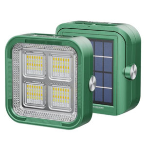 SOLAR Work Light Rechargeable 100W, Portable LED Work Solar Light 12000mAh 10000 LM with Stepless Brightness Job Site Battery Rechargeable LED Floorlight for Emergency Worklight for Power Cut